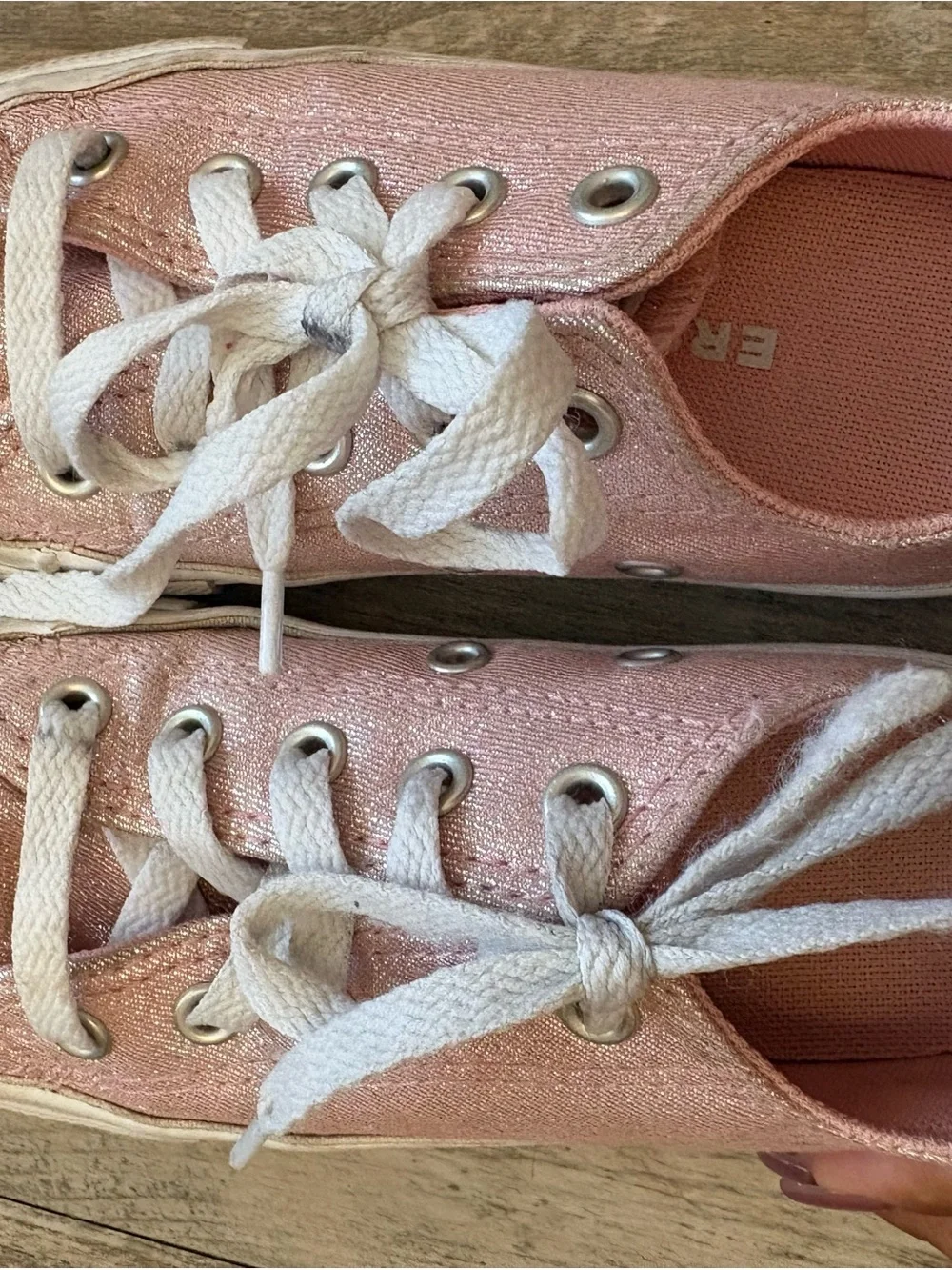 Converse Kids Sparkle Pink Low-Top Sneakers